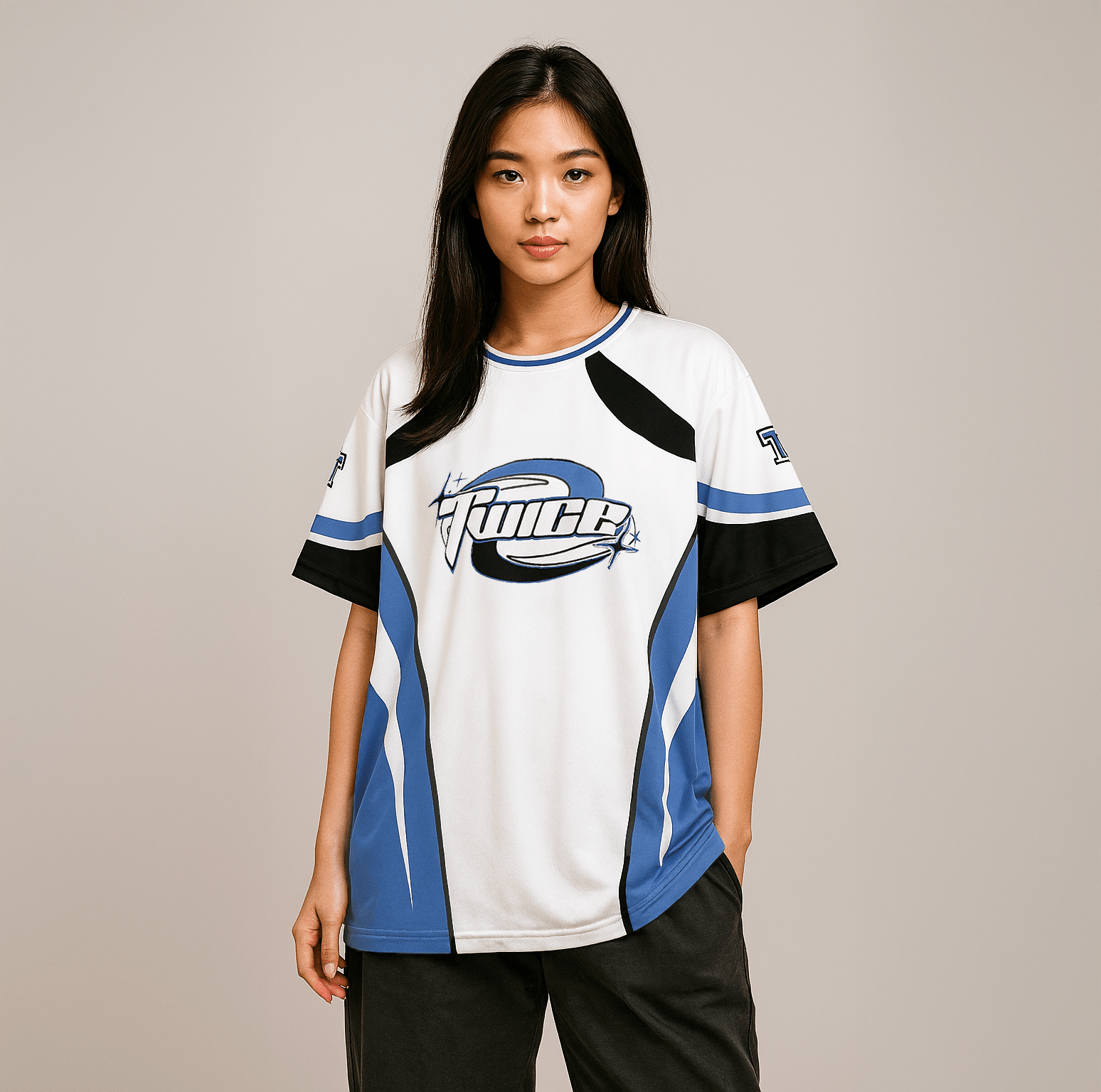 WAVESTEEᵀᴹ Twice One In a Milion 10th Anniversary Mixed Mesh Jersey
