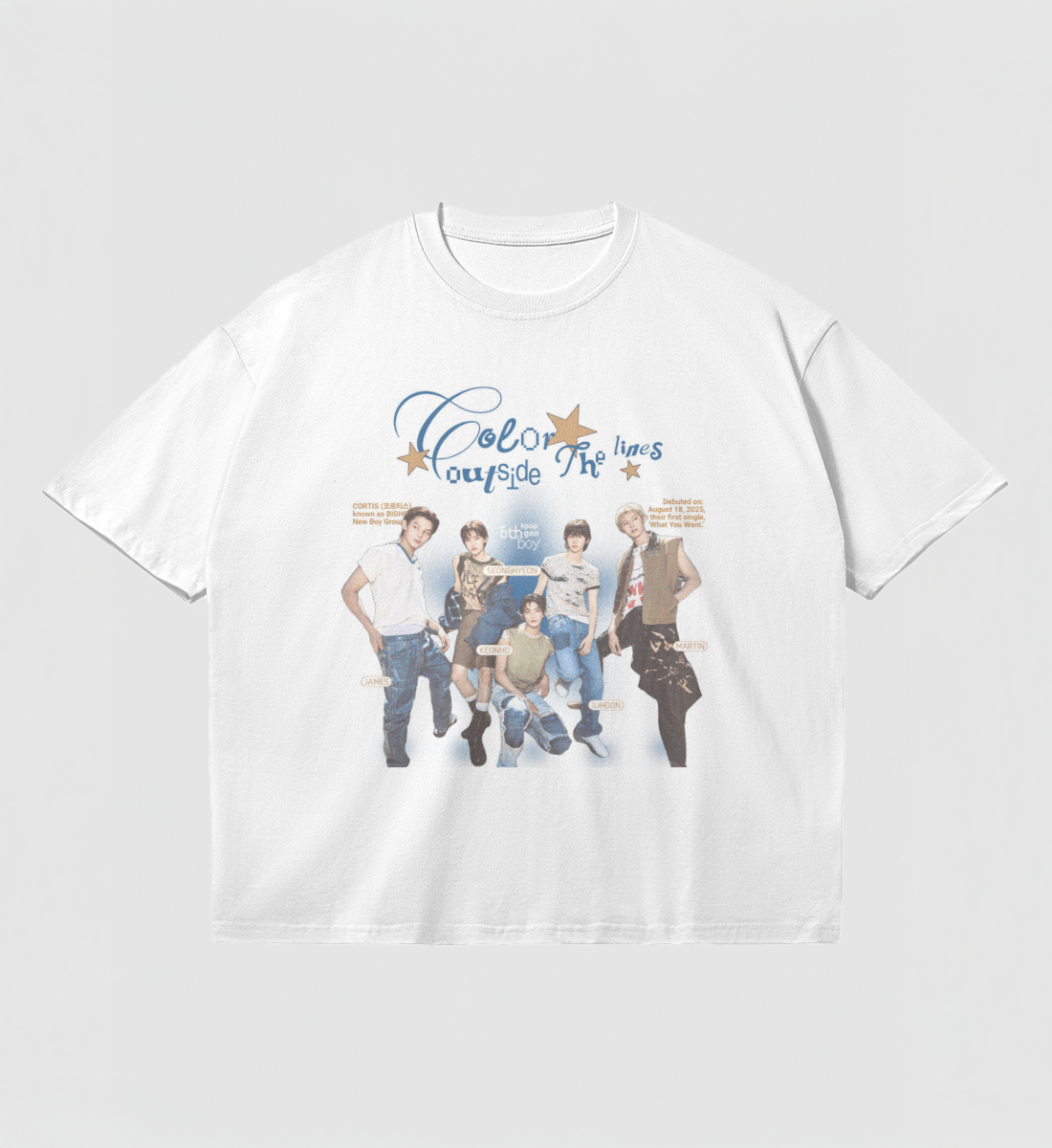 [CORTIS] Color Outside The Lines Tee