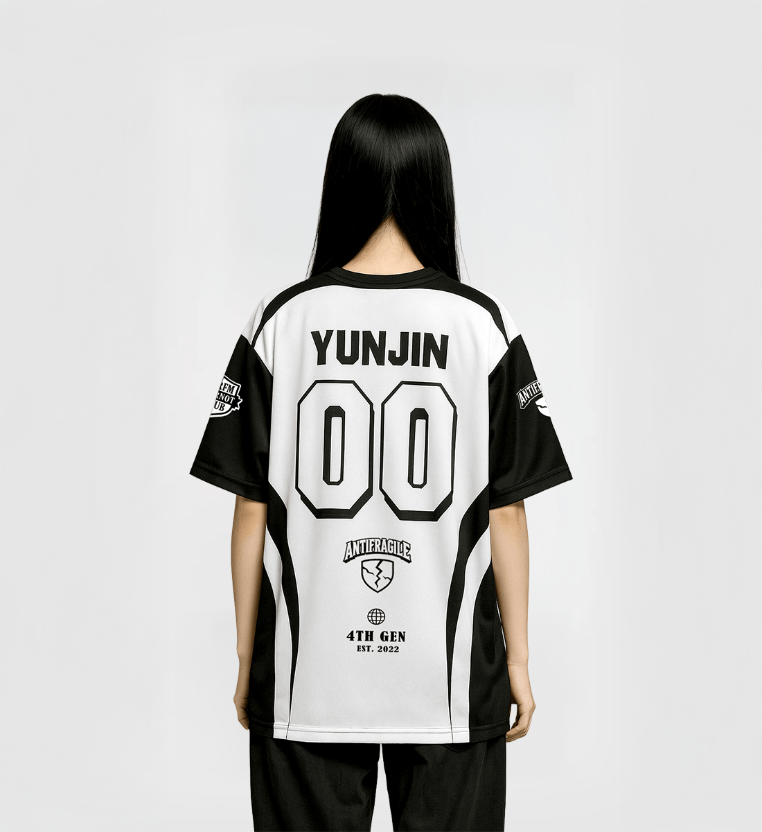 [LE SSERAFIM] Fearnot Club Jersey (black)