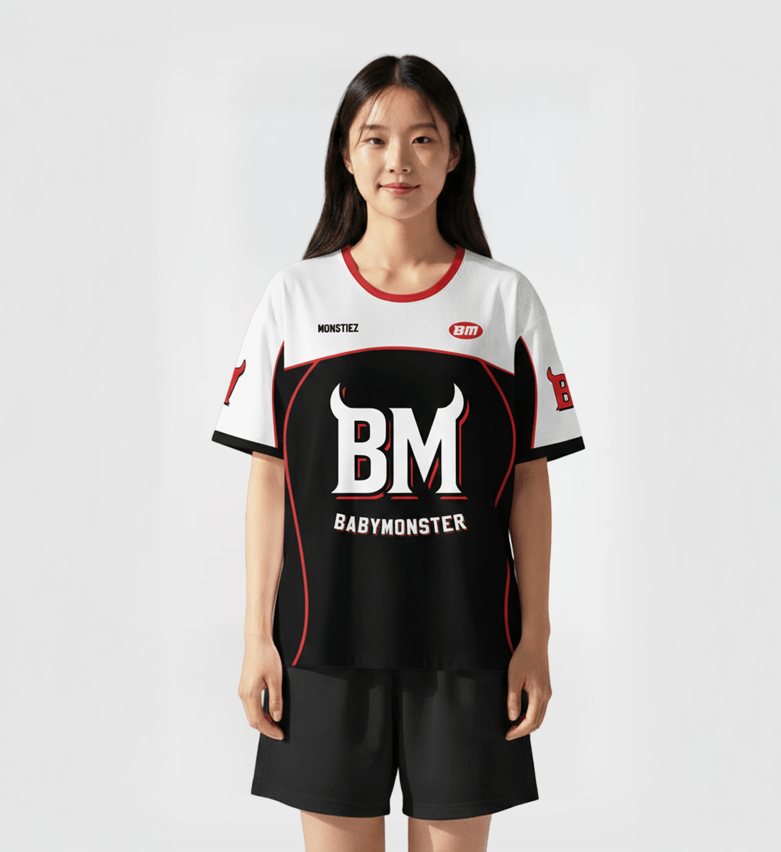 [BABYMONSTER] Crewneck Jersey (black version)