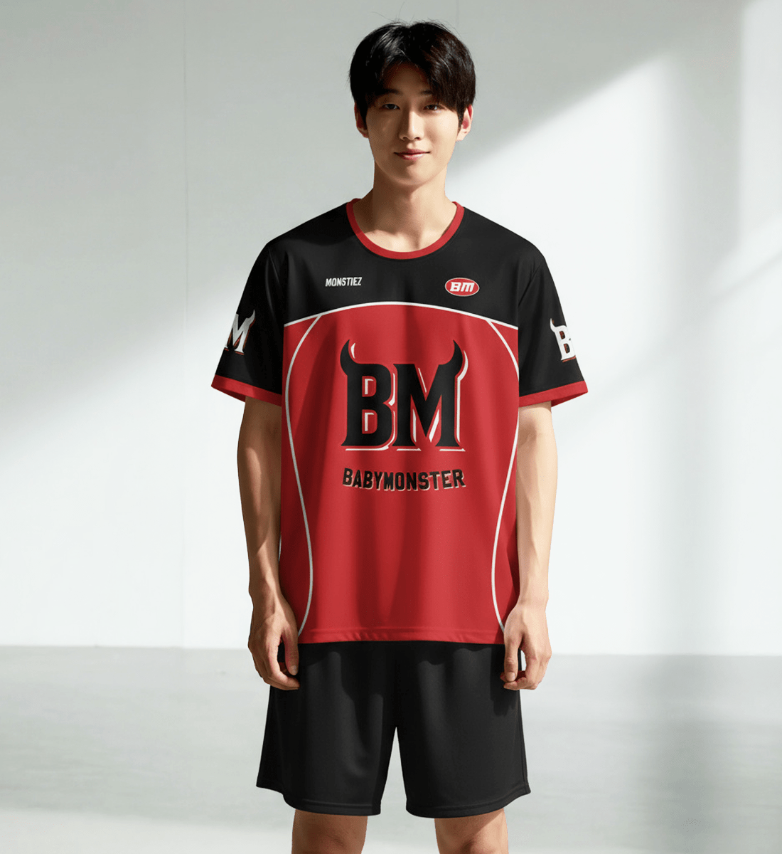 [BABYMONSTER] Crewneck Jersey (red version)