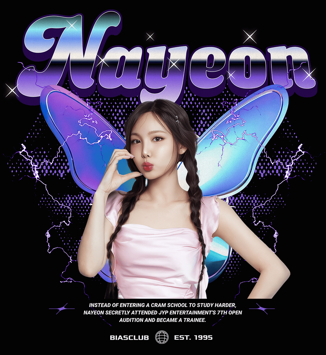 [TWICE] Nayeon Butterfly Shirt