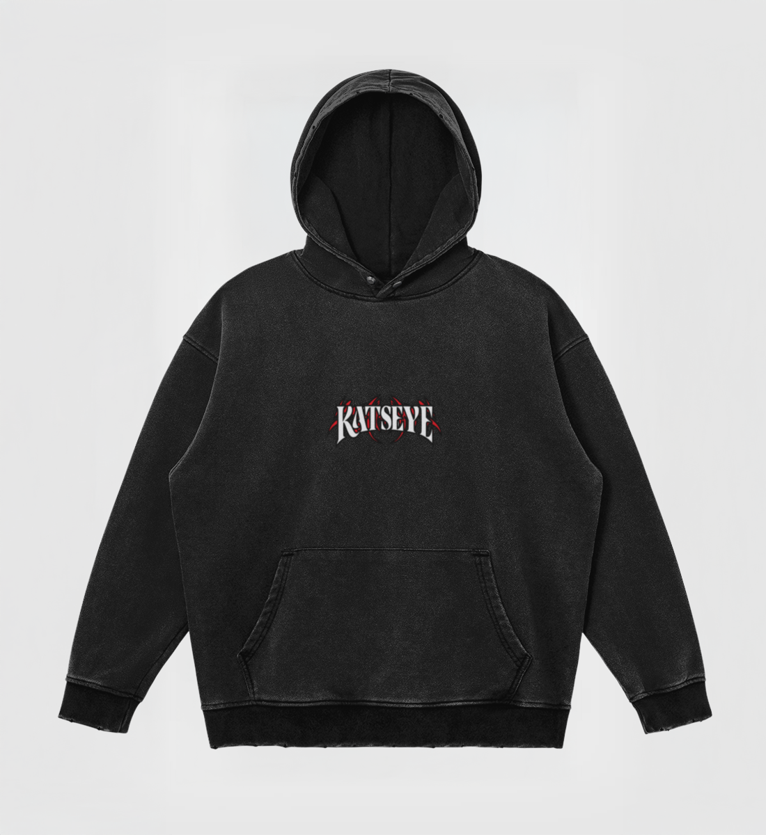 [KATSEYE] Snow Washed Embroidery Hoodie