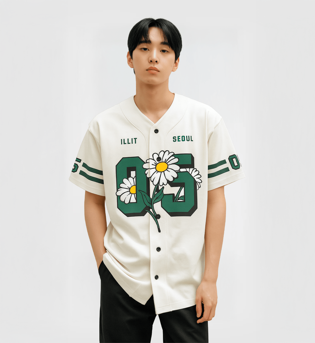 [ILLIT] Daisy Baseball Jersey (unisex)