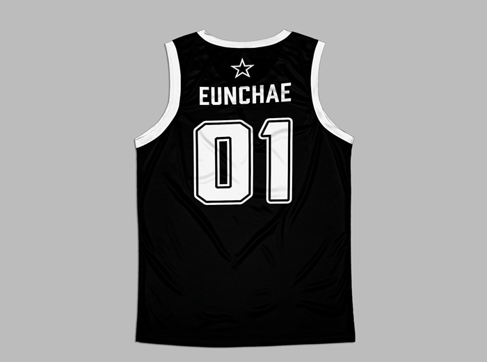 [LE SSERAFIM] Black Sleeveless Jersey (unisex)