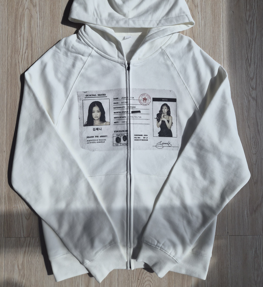 [BLACKPINK] Criminal Record Zip Jacket