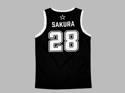 [LE SSERAFIM] Black Sleeveless Jersey (unisex)