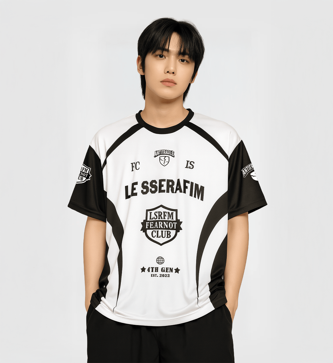 [LE SSERAFIM] Fearnot Club Jersey (black)