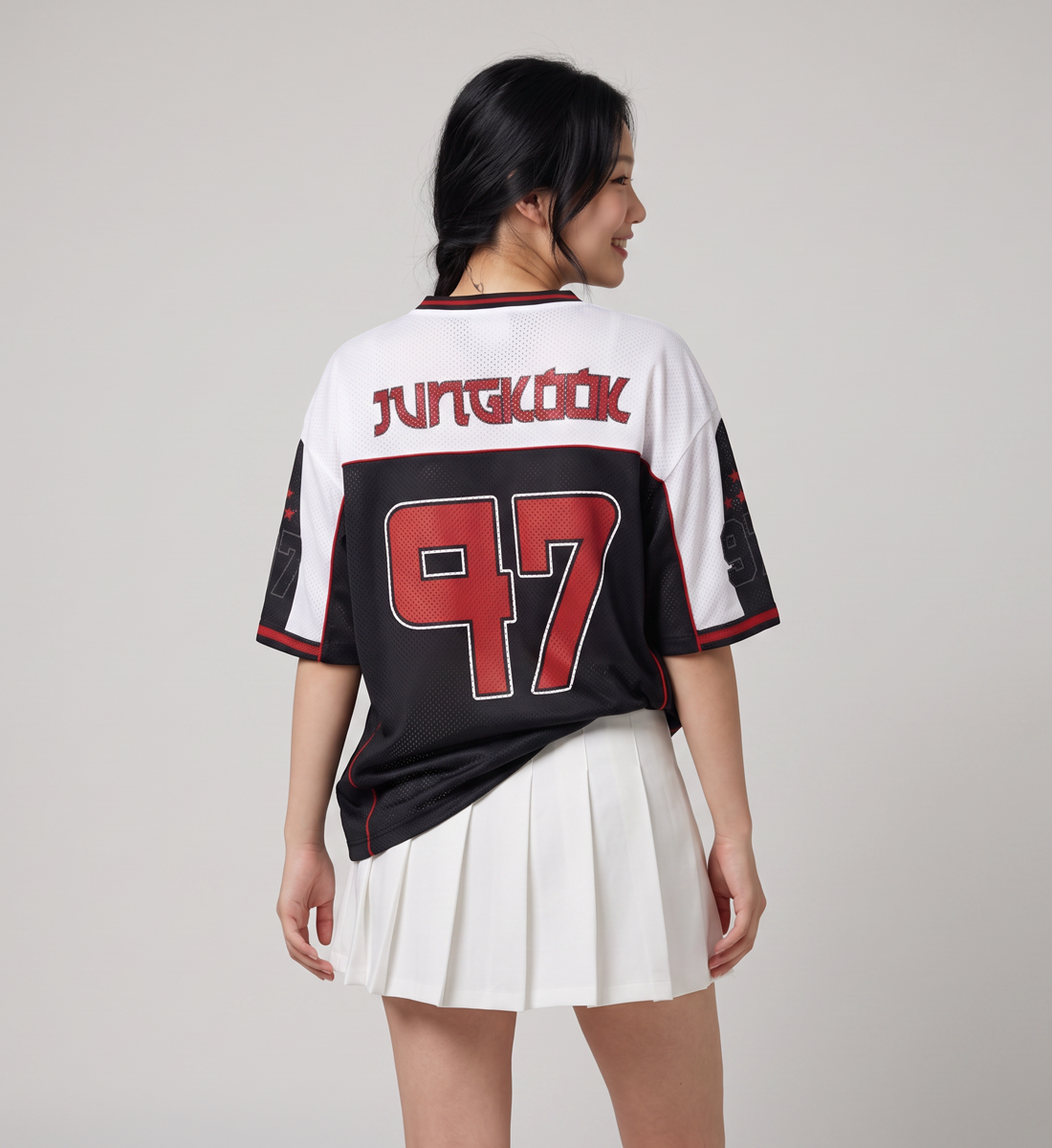 [BTS] Boxy Mesh Jersey (Arirang Inspired)