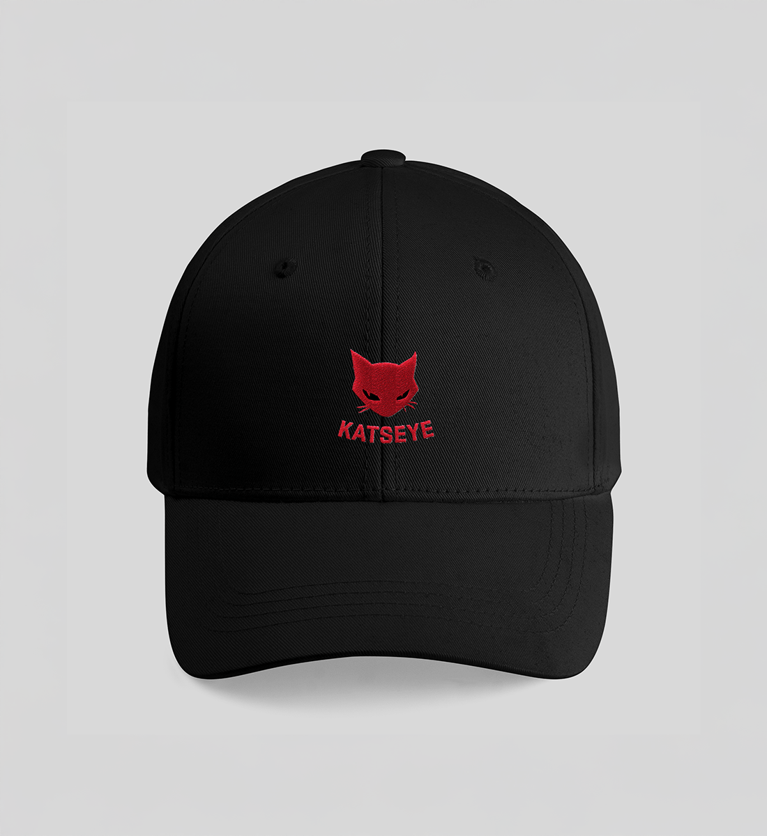 [KATSEYE] Cat Embroidery Cap (black)