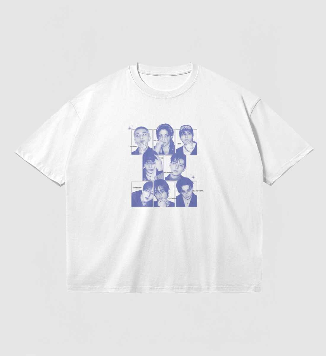 [STRAY KIDS] Member Halftone Tee