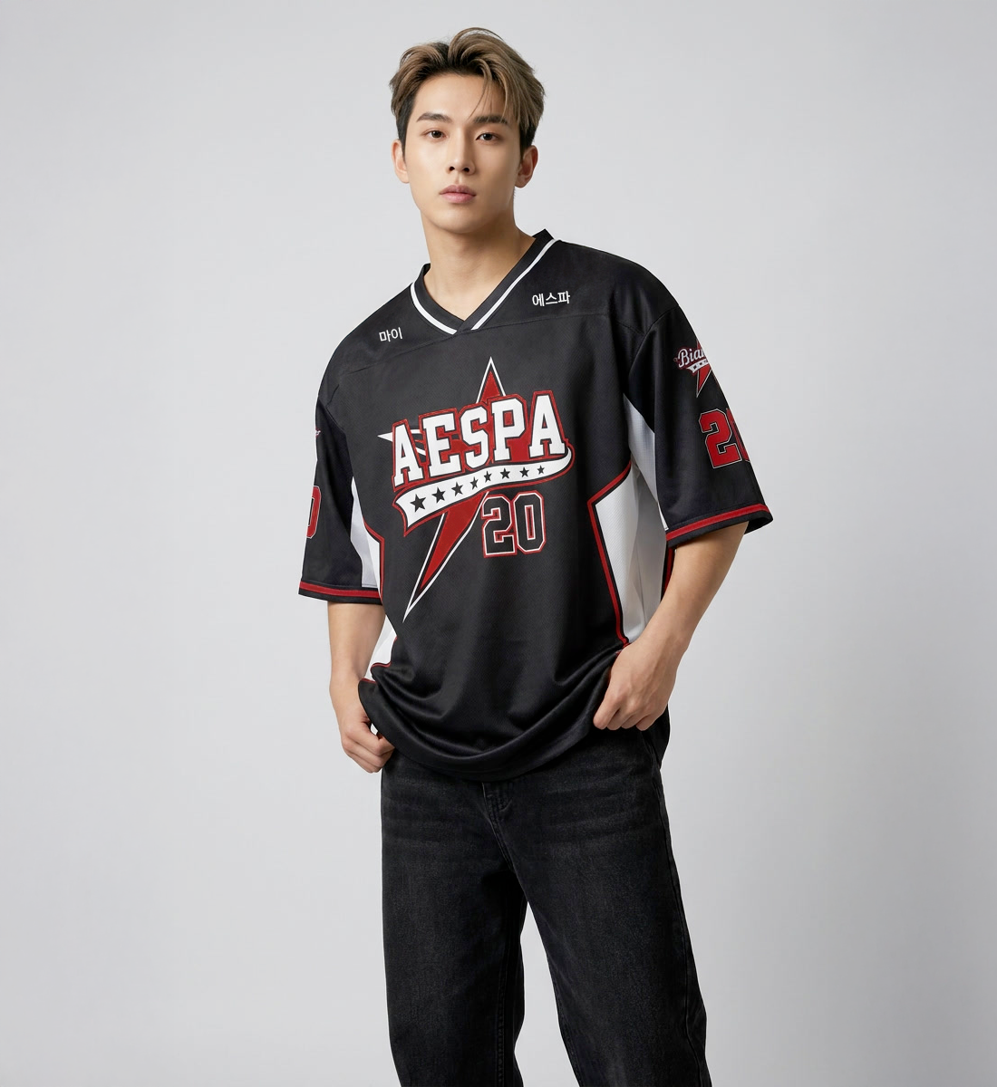 [AESPA] Star V-Neck Jersey (Unisex)