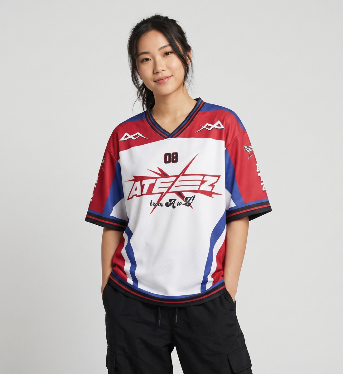 [ATEEZ] Ateez V-Neck Jersey (Unisex)
