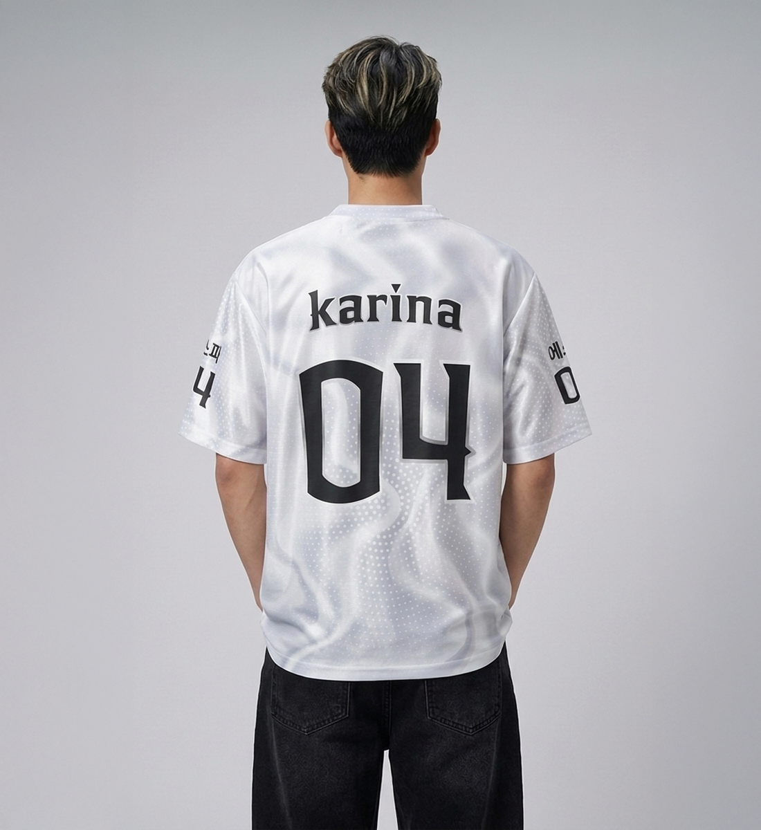 [AESPA] Glossy V-Neck Jersey (Unisex)