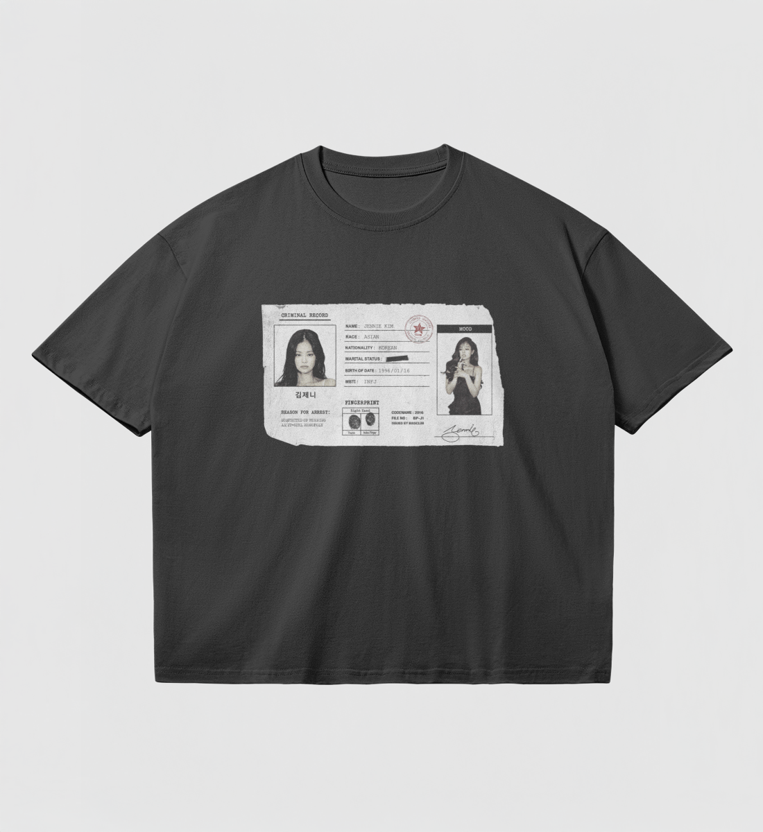 [BLACKPINK] Criminal Record Tee