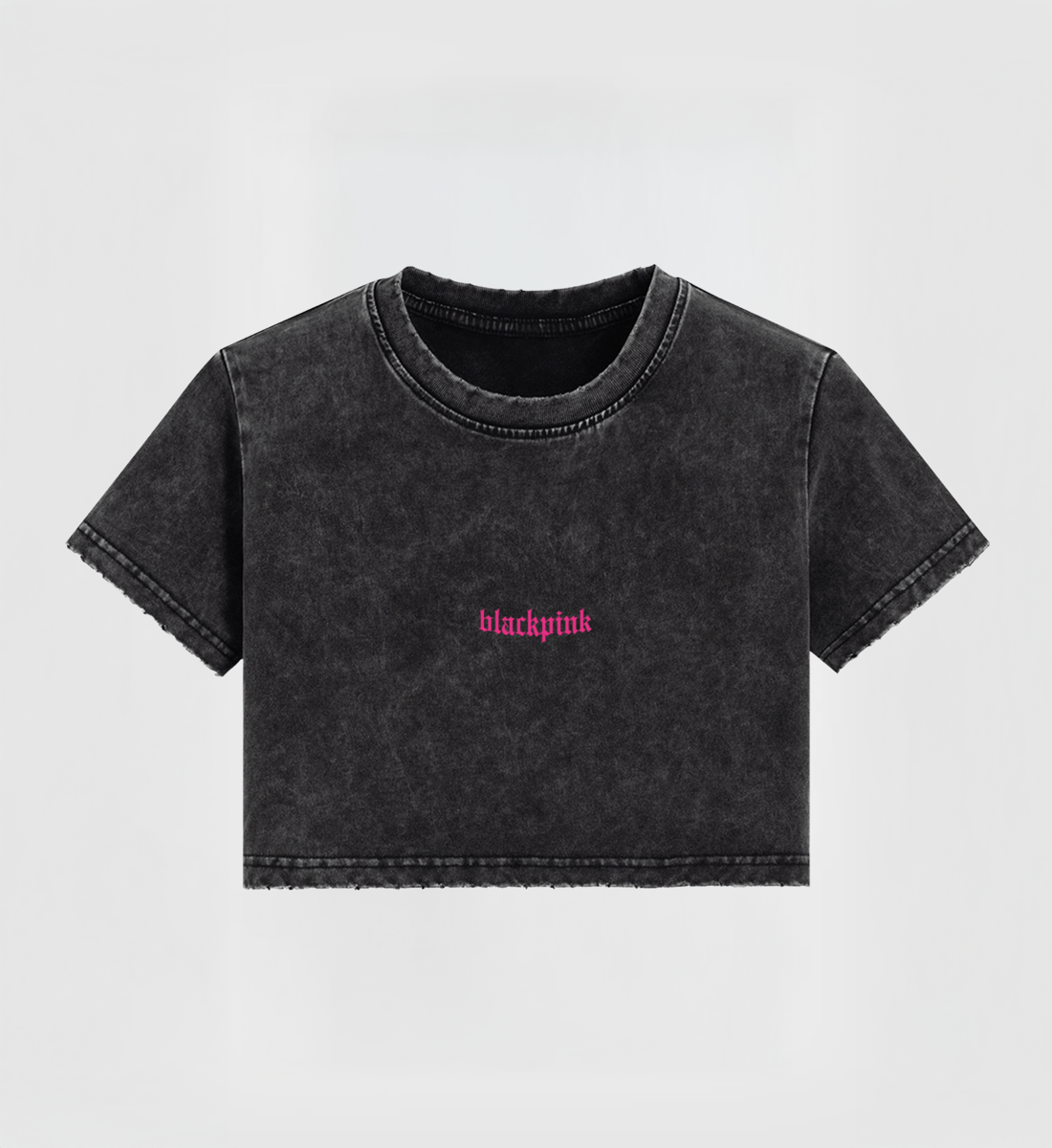 [BLACKPINK] Snow Washed Crop Top