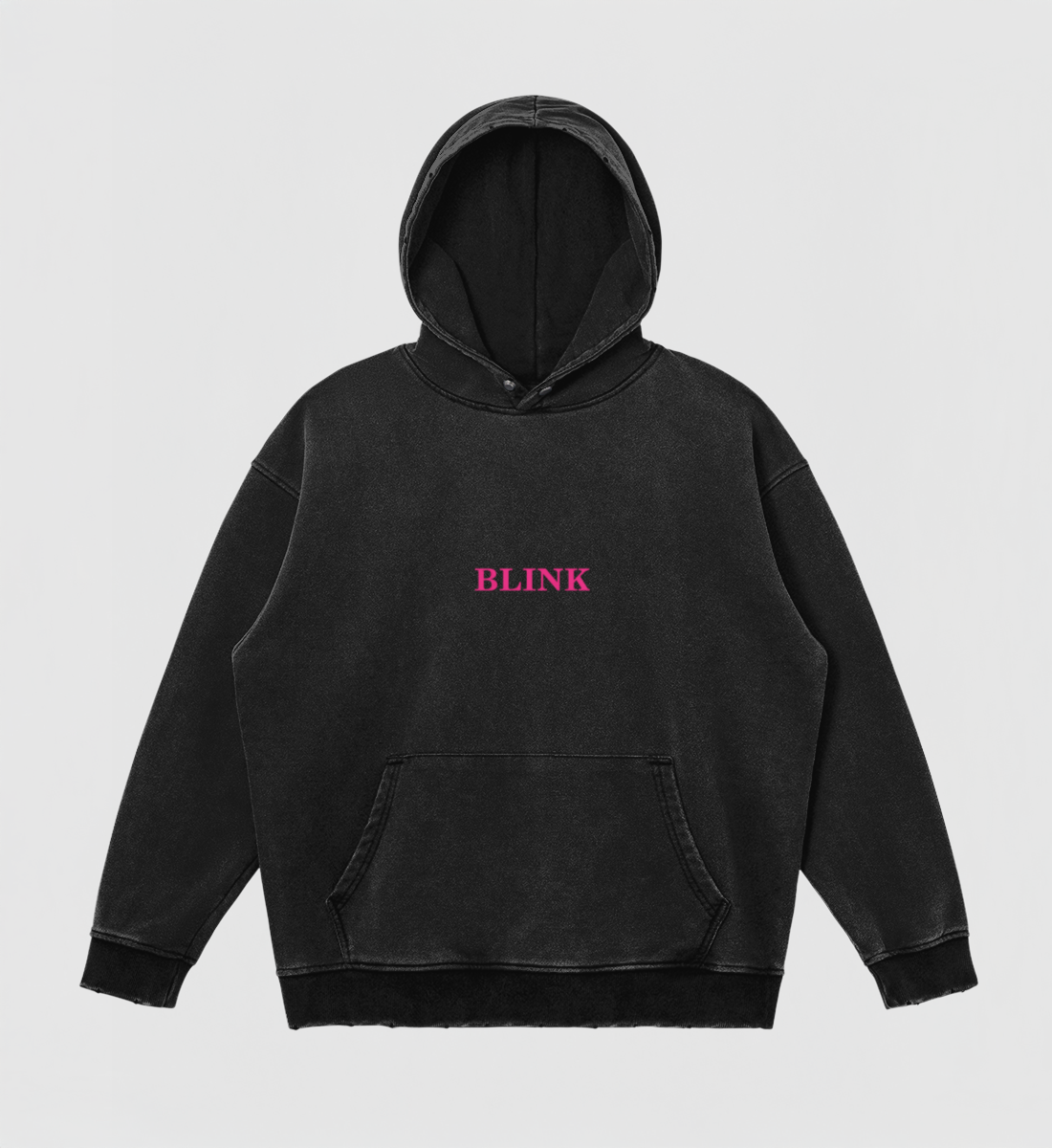 [BLACKPINK] Snow Washed Embroidery Hoodie