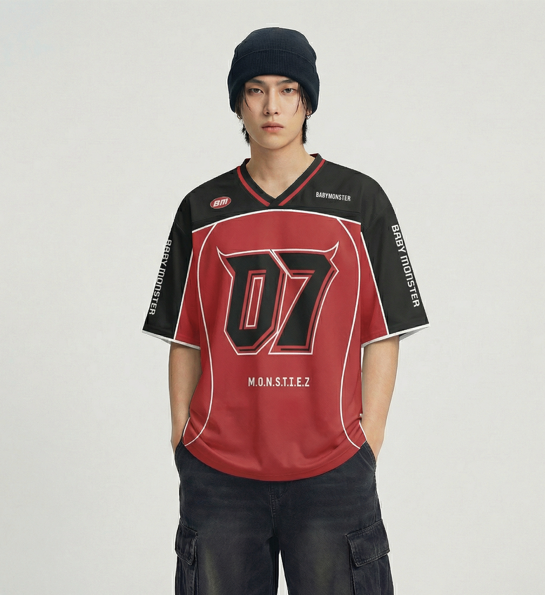 [BABYMONSTER] Devil Jersey (Red ver.) (Unisex)