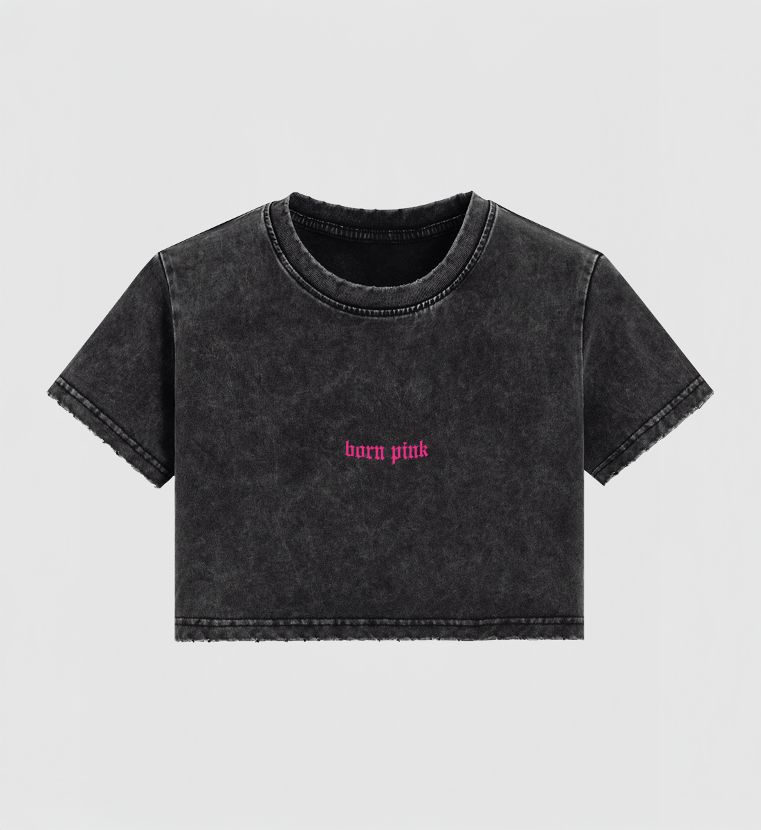 [BLACKPINK] Snow Washed Crop Top