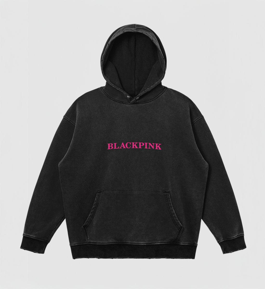 [BLACKPINK] Snow Washed Embroidery Hoodie