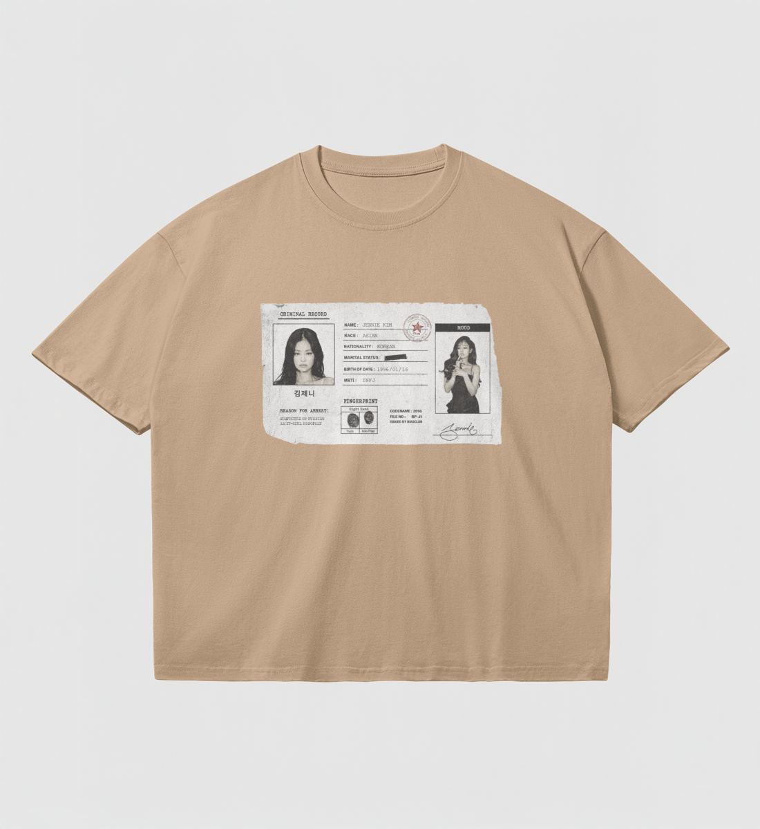 [BLACKPINK] Criminal Record Tee