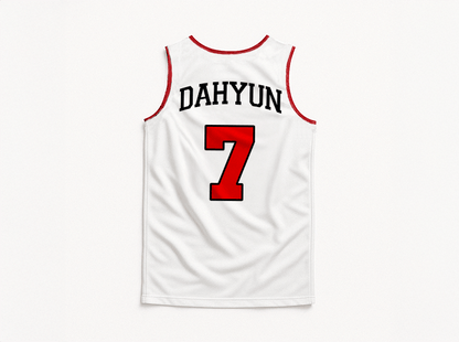 [TWICE] White Sleeveless Jersey (unisex)