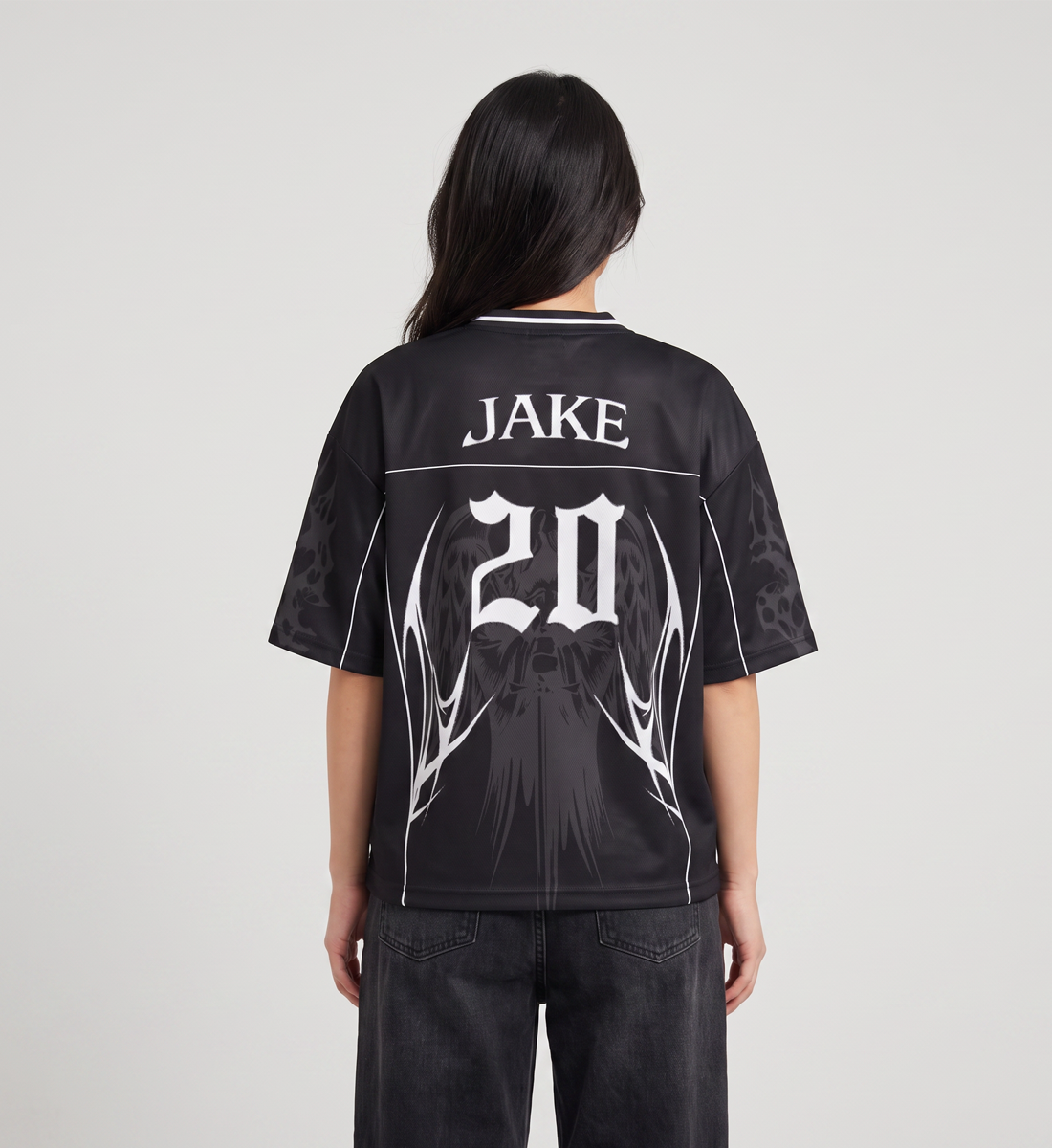 [ENHYPEN] Boxy V-Neck Jersey (Unisex)