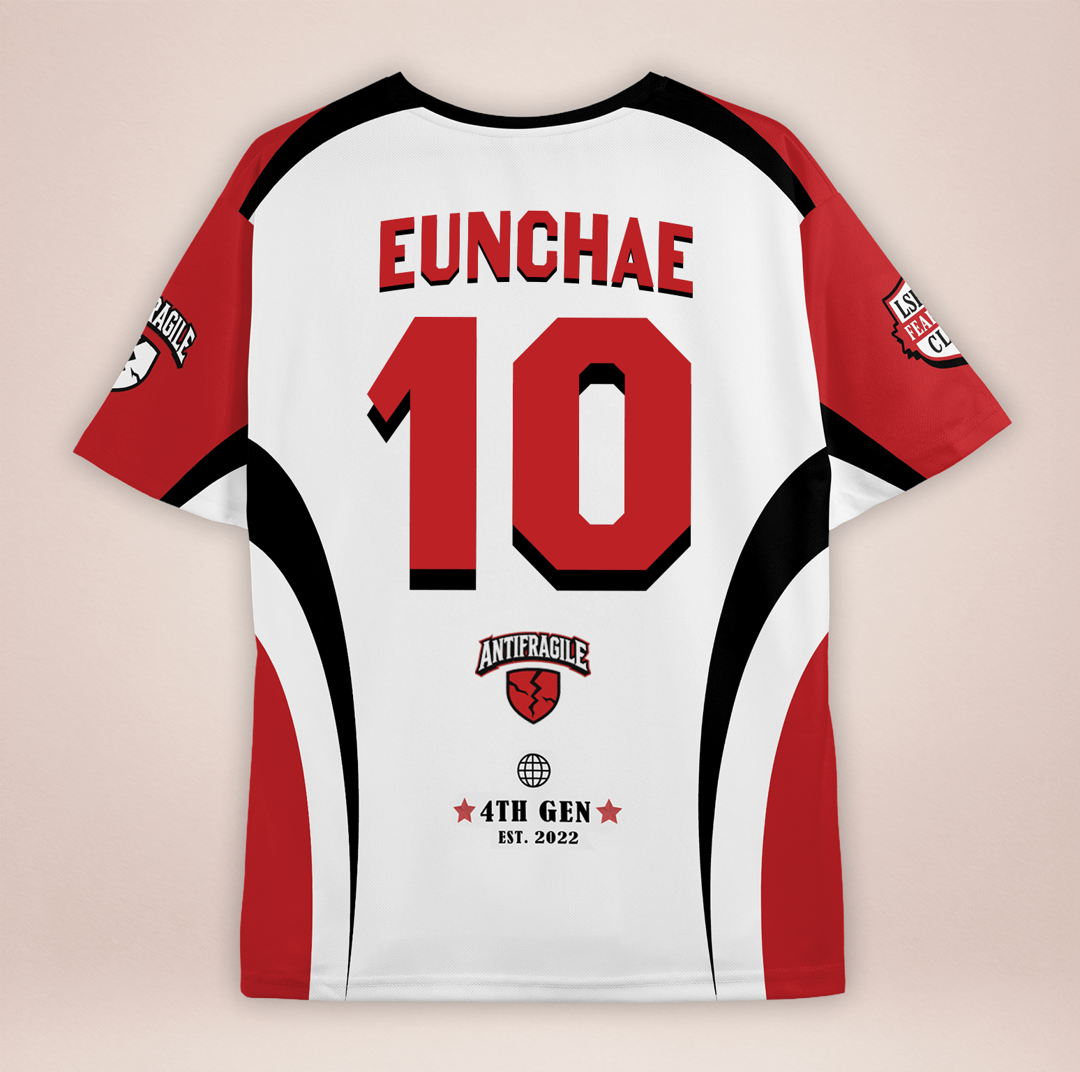 [LE SSERAFIM] Fearnot Club Jersey (red)