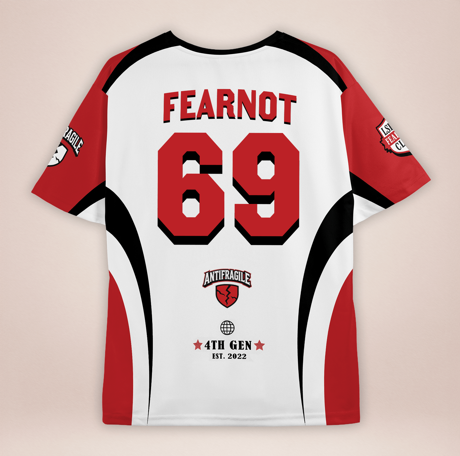 [LE SSERAFIM] Fearnot Club Jersey (red)
