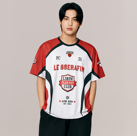 [LE SSERAFIM] Fearnot Club Jersey (red)