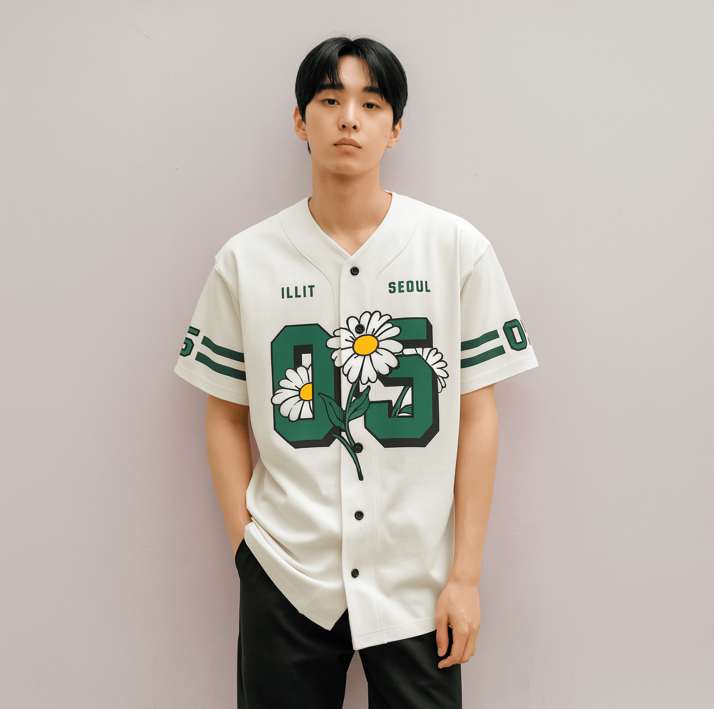 [ILLIT] Daisy Baseball Jersey (unisex)