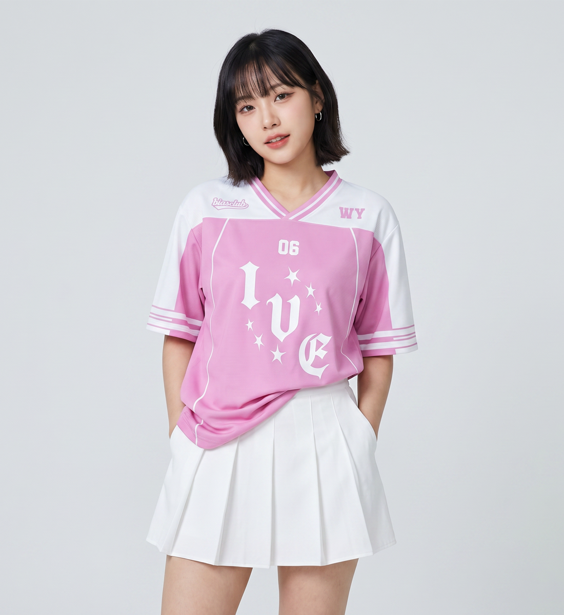 [IVE] V-Neck Jersey (Pink Version)