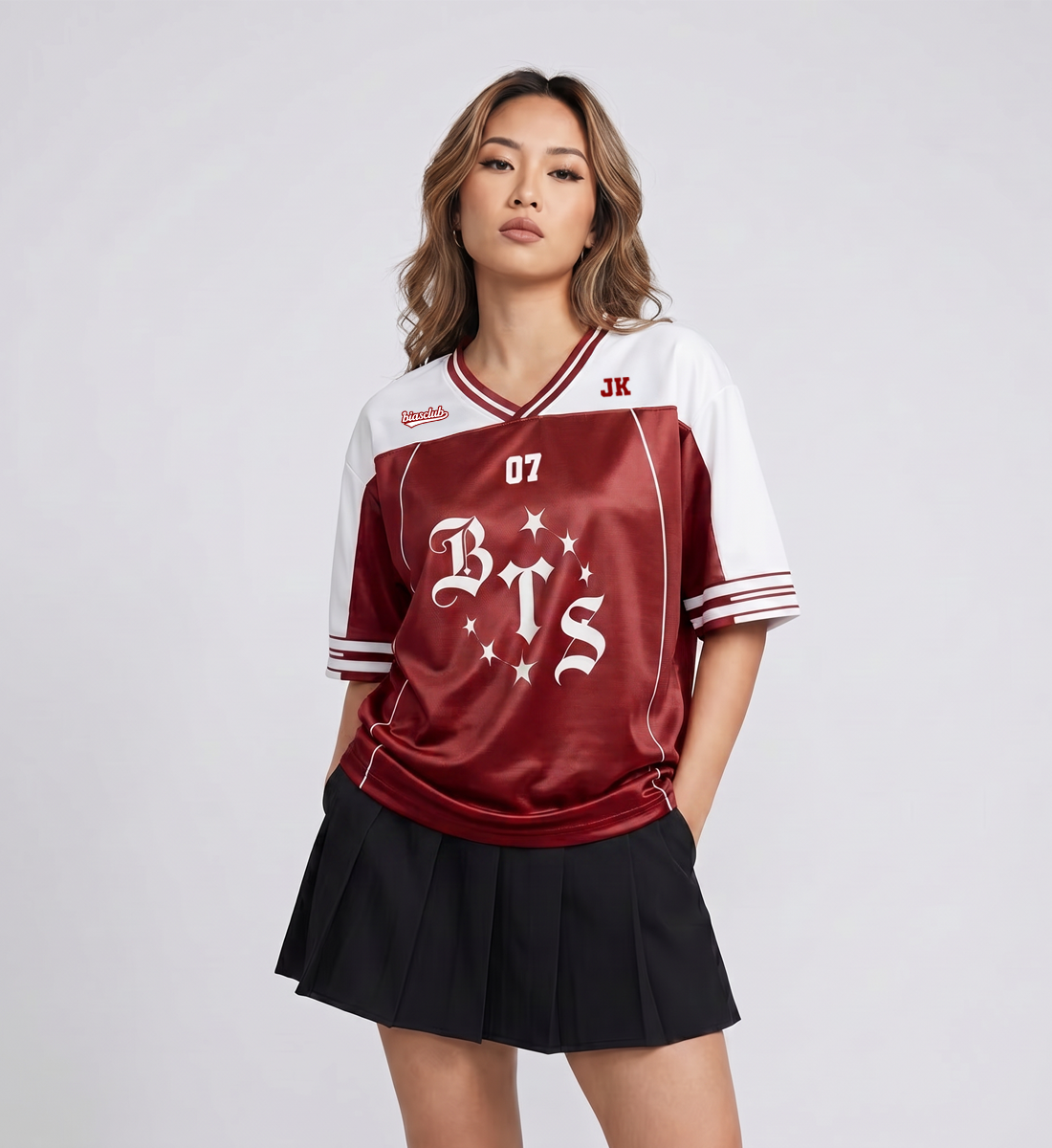 [BTS] V-Neck Jersey (Unisex)