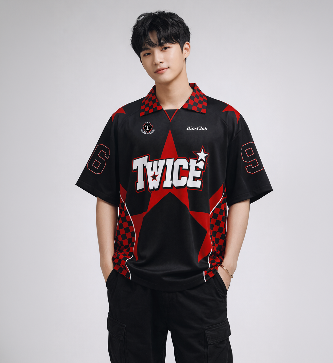 [TWICE] Polo Jersey (Red Version) Unisex
