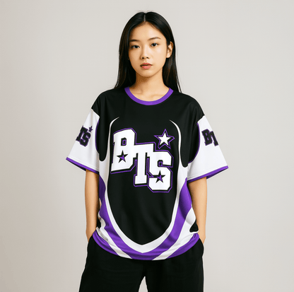 [BTS] Crewneck Jersey (purple)