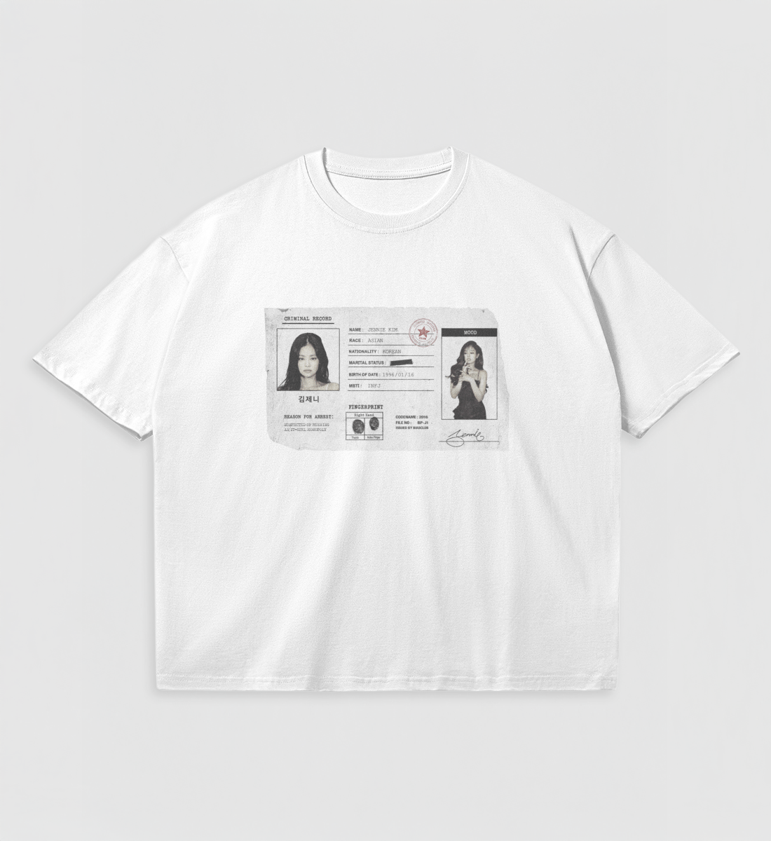 [BLACKPINK] Criminal Record Tee