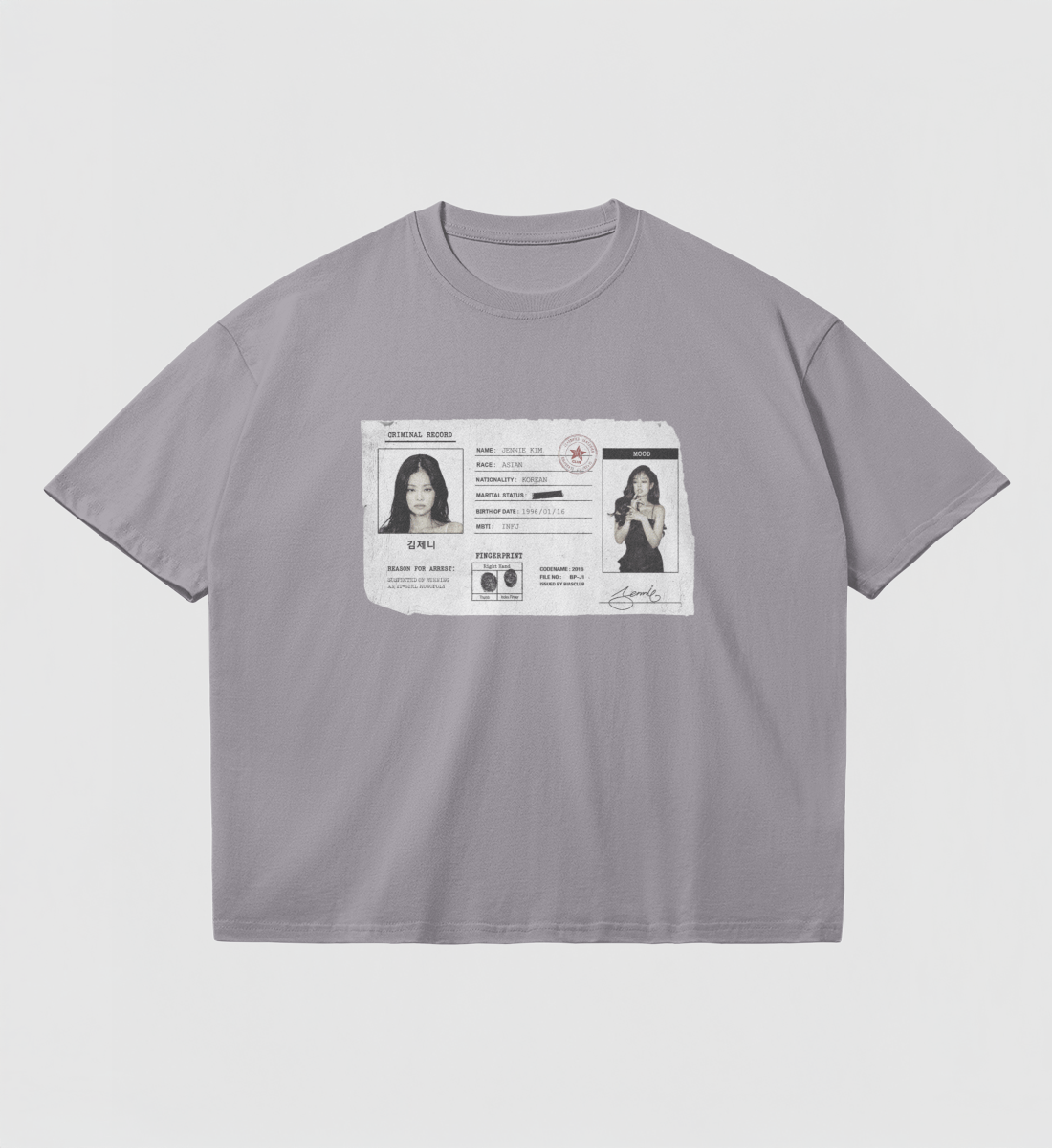 [BLACKPINK] Criminal Record Tee