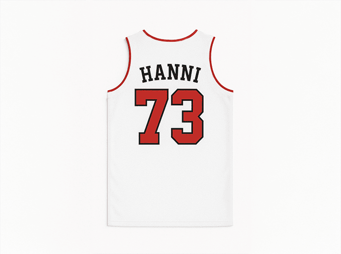 [NewJeans] White Sleeveless Jersey (unisex)