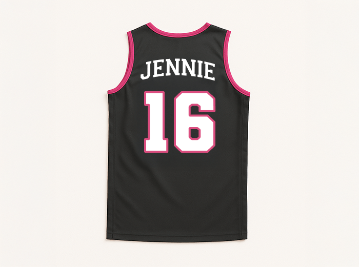 [BLACKPINK] Black Sleeveless Jersey (unisex)