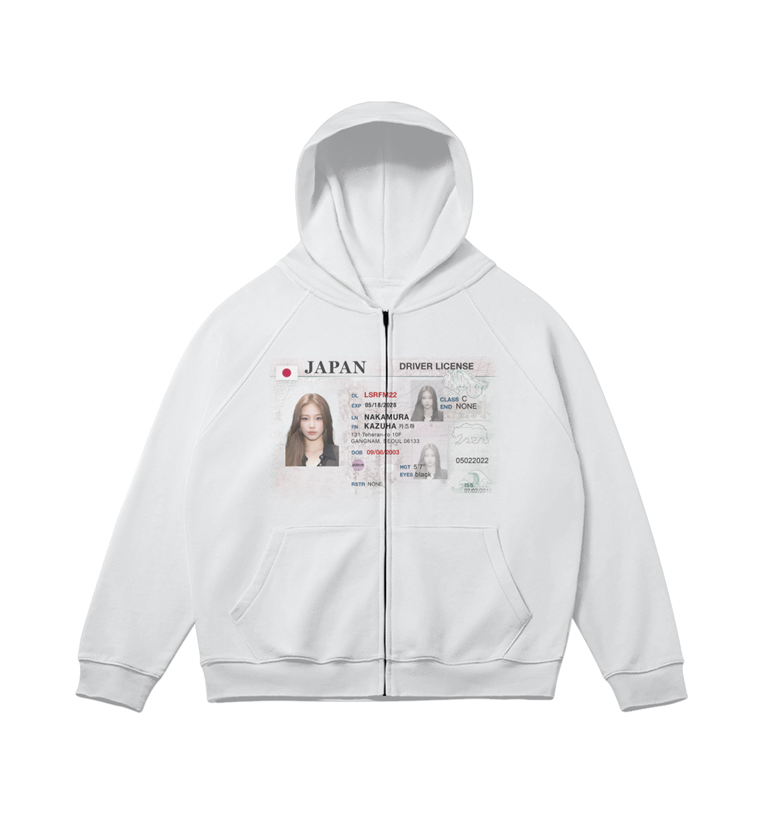 [LE SSERAFIM] Driver's License Zip-Up