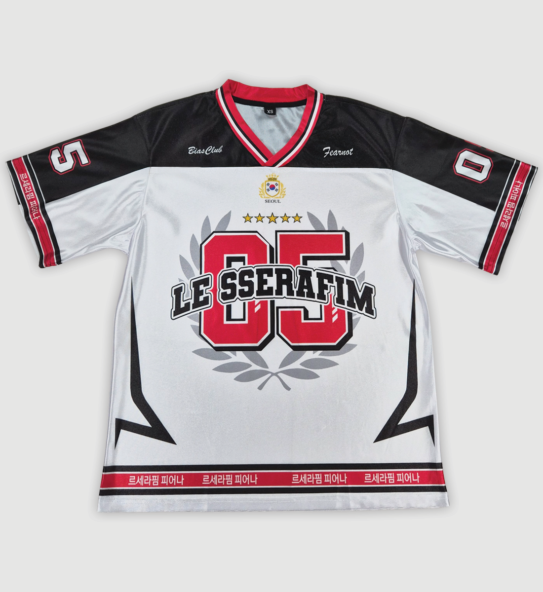 [LE SSERAFIM] V-Neck Jersey (Unisex)