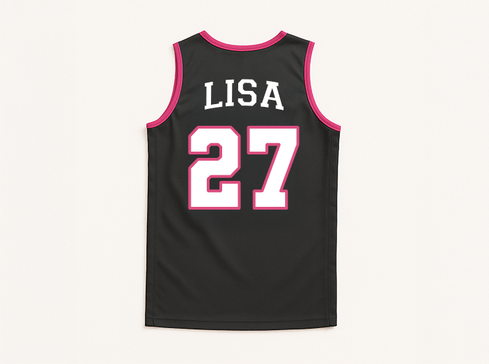 [BLACKPINK] Black Sleeveless Jersey (unisex)