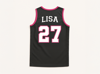 [BLACKPINK] Black Sleeveless Jersey (unisex)