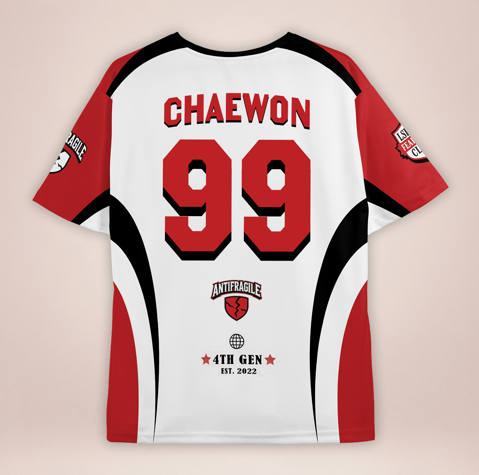 [LE SSERAFIM] Fearnot Club Jersey (red)