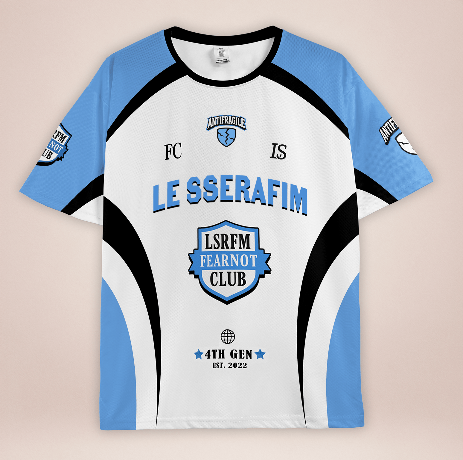 [LE SSERAFIM] Fearnot Club Jersey (blue)