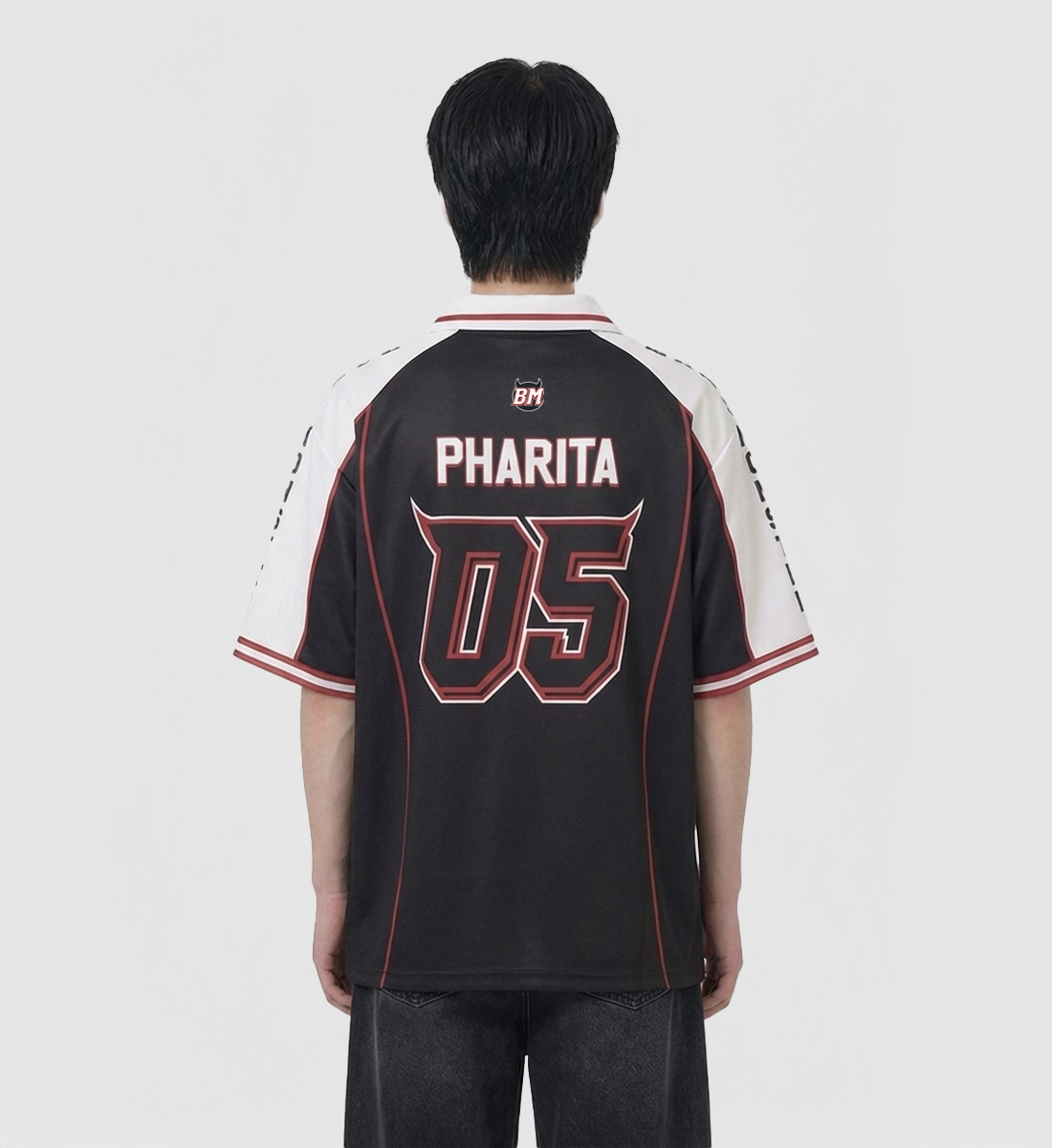 [BABYMONSTER] Polo Devil Jersey (Black) (Unisex)