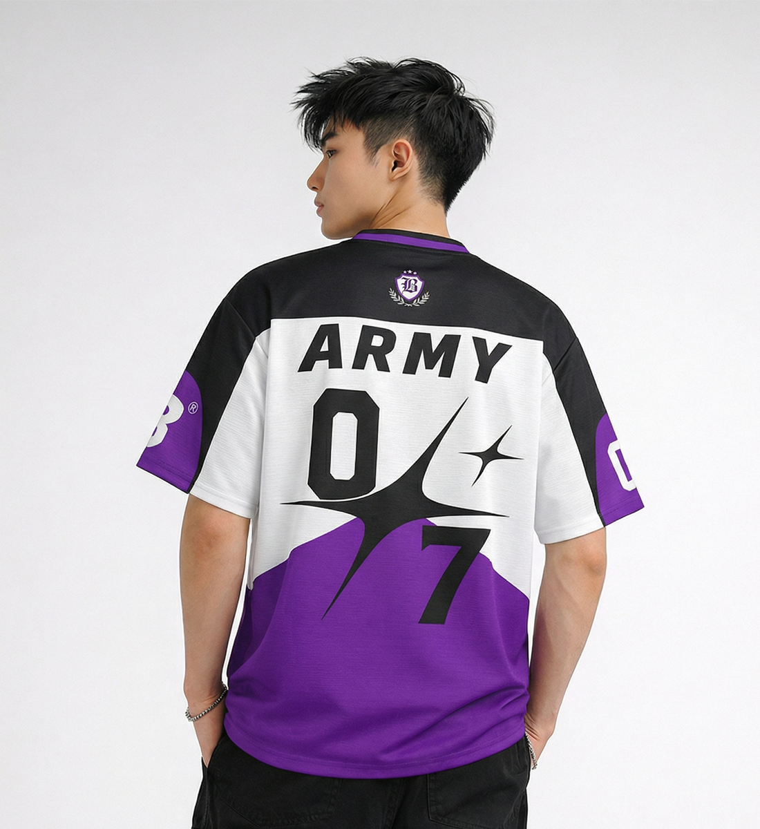 [BTS] Bangtan V-Neck Jersey (unisex)