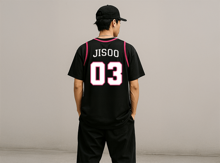 [BLACKPINK] Black Sleeveless Jersey (unisex)