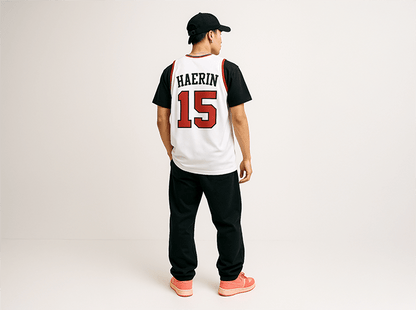 [NewJeans] White Sleeveless Jersey (unisex)