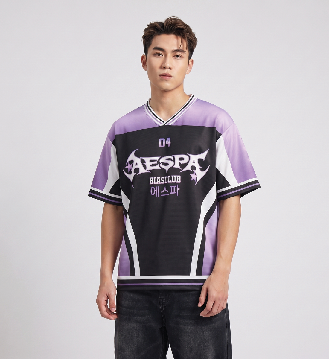 [AESPA] Purple Fade Jersey (Unisex)